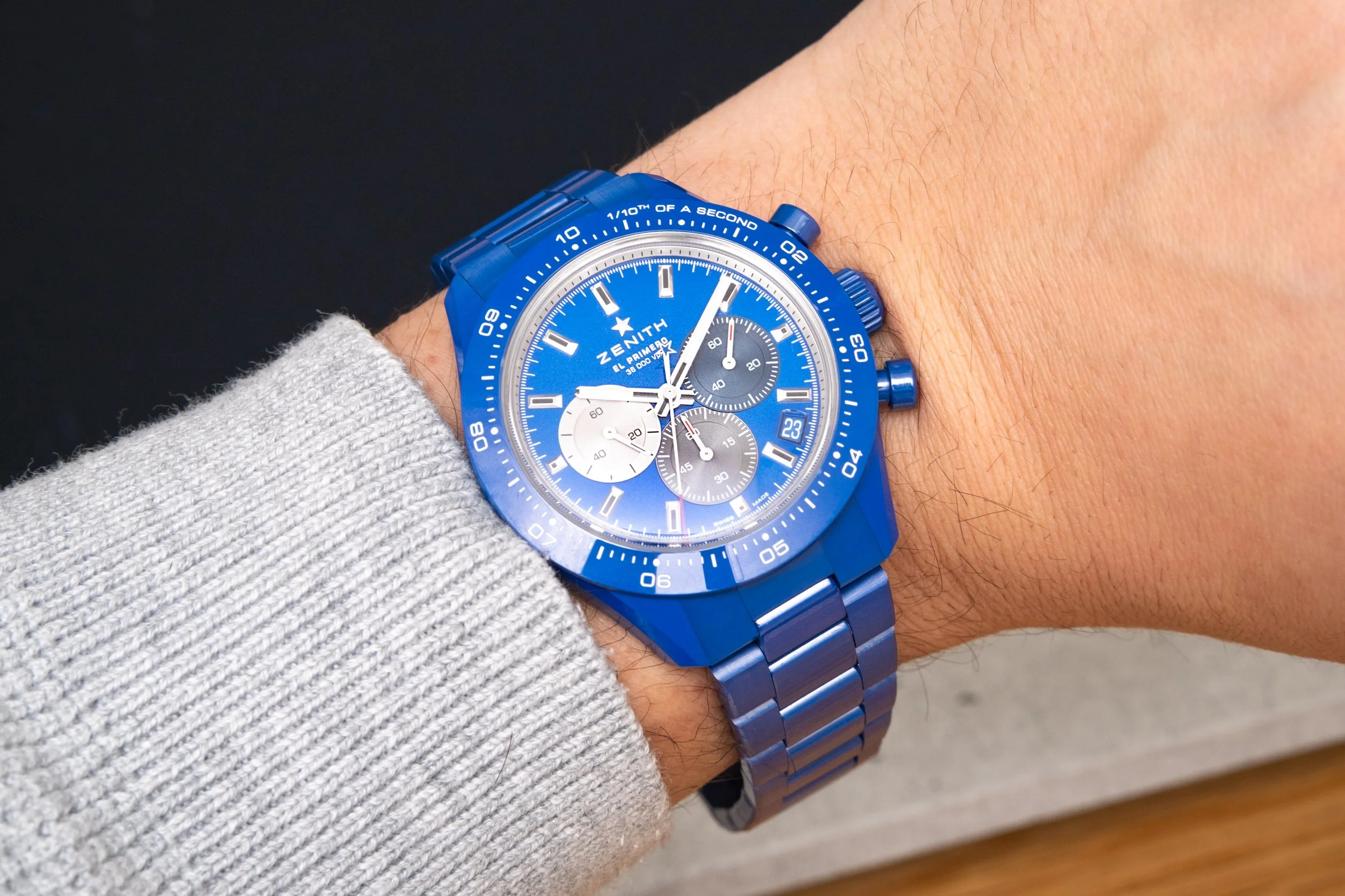 Hands-On with Zenith's Trio of Blue Ceramic Chronographs for their